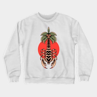 summer scorpion tattoo Crewneck Sweatshirt